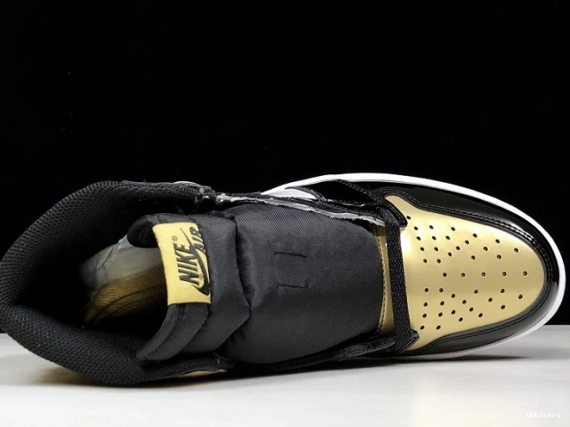 Reps TBkick 861428-007 Jordan Glod Retro Air Toe High 1 0708